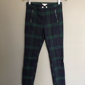Plaid High-waited Pants